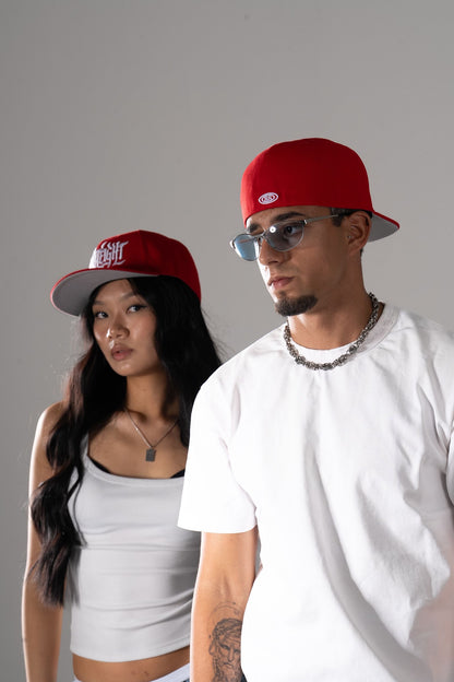 Dirty style Red fitted