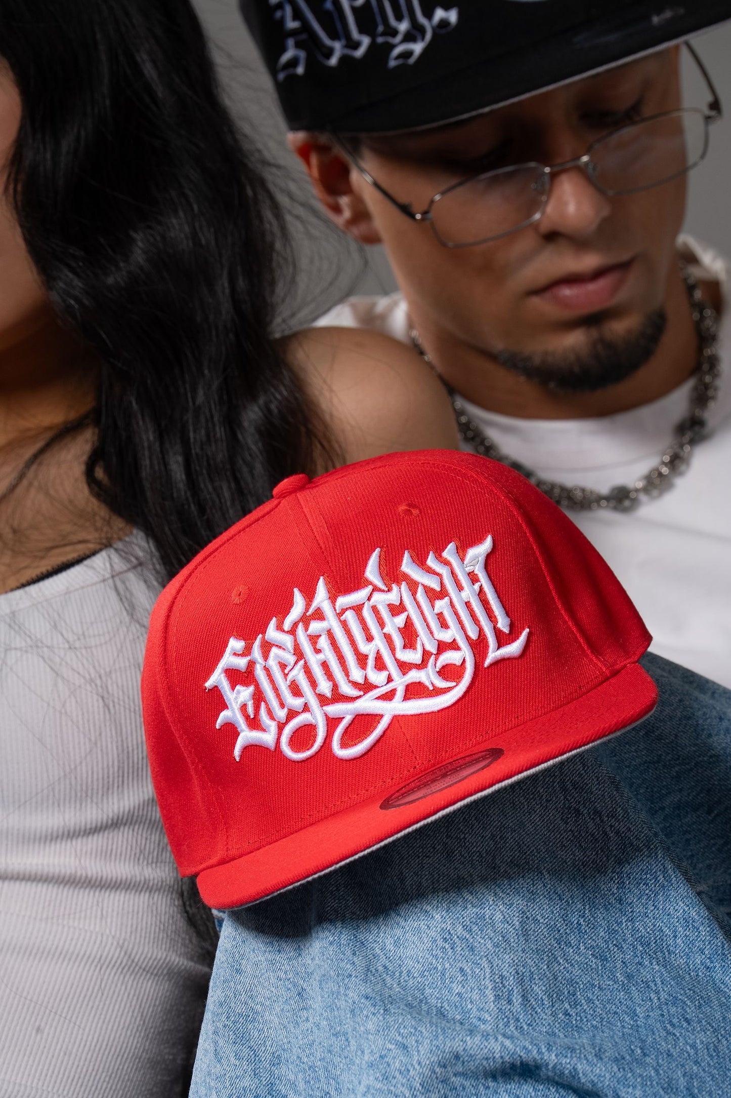 Dirty style Red fitted