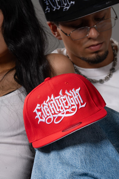 Dirty style Red fitted