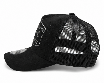 Trucker con brillo blanco