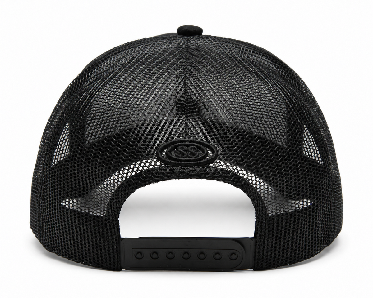 Trucker con brillo blanco
