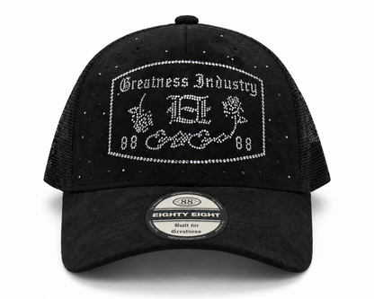 Trucker con brillo blanco
